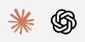 Logos of GitHub Codex and Claude Code